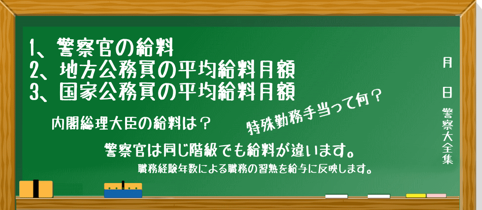 警察官の給料